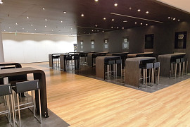 Barista Kaffee Lounge in der VIP Arena Bayer Leverkusen